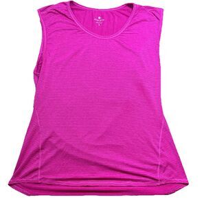 Athleta Women's ribbed  Sleeveless Tank Top Pink Activewear Size S